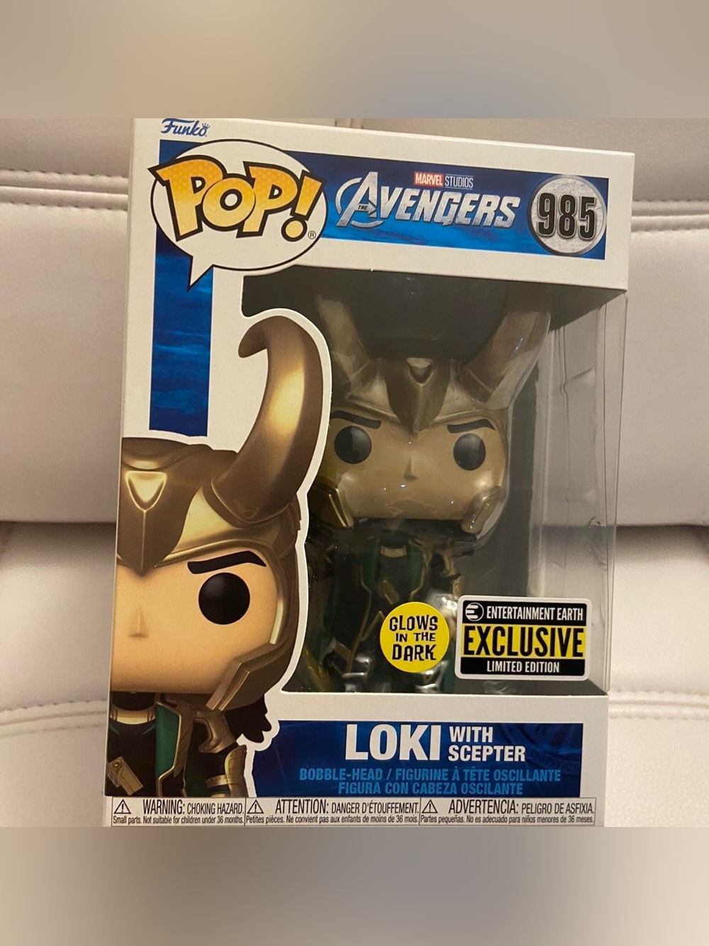 Loki The Avengers Glow Funko Pop 985